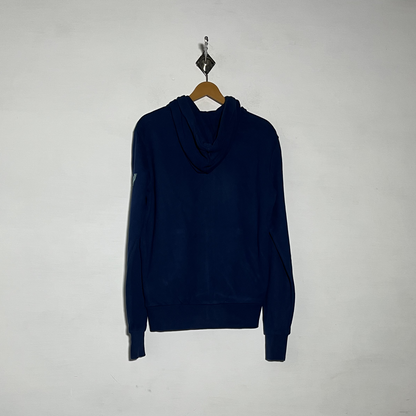 Men Superdry Blue Hoodie Preloved Casual Wear #3484