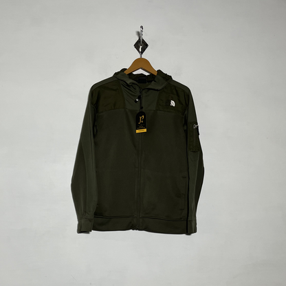 Men The North Face Army Green Hoodie Preloved #3483