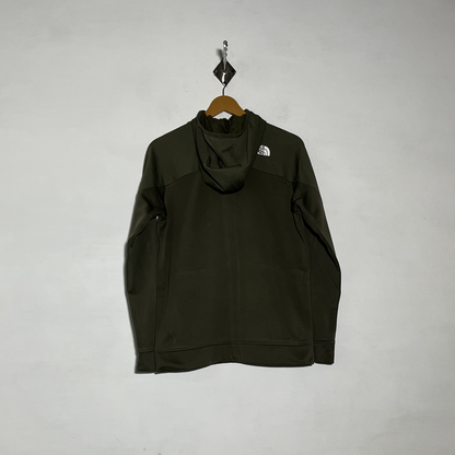 Men The North Face Army Green Hoodie Preloved #3483