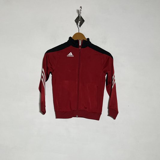 Adidas Red White & Black Zipper Preloved Kids #3513