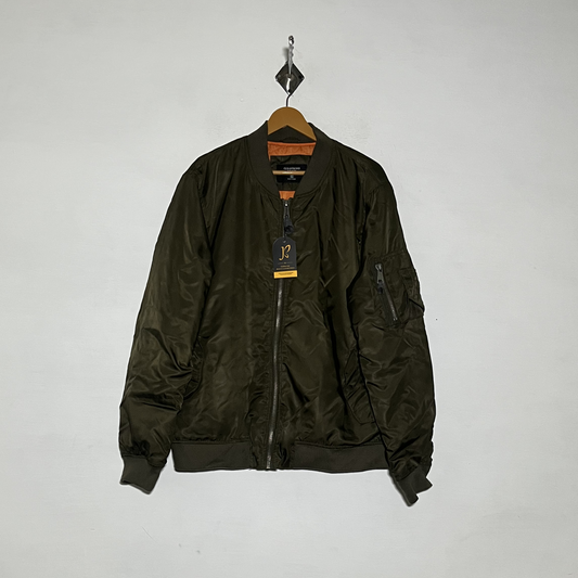 Cedar Wood State Army Green Jacket Preloved Pakistan #3526
