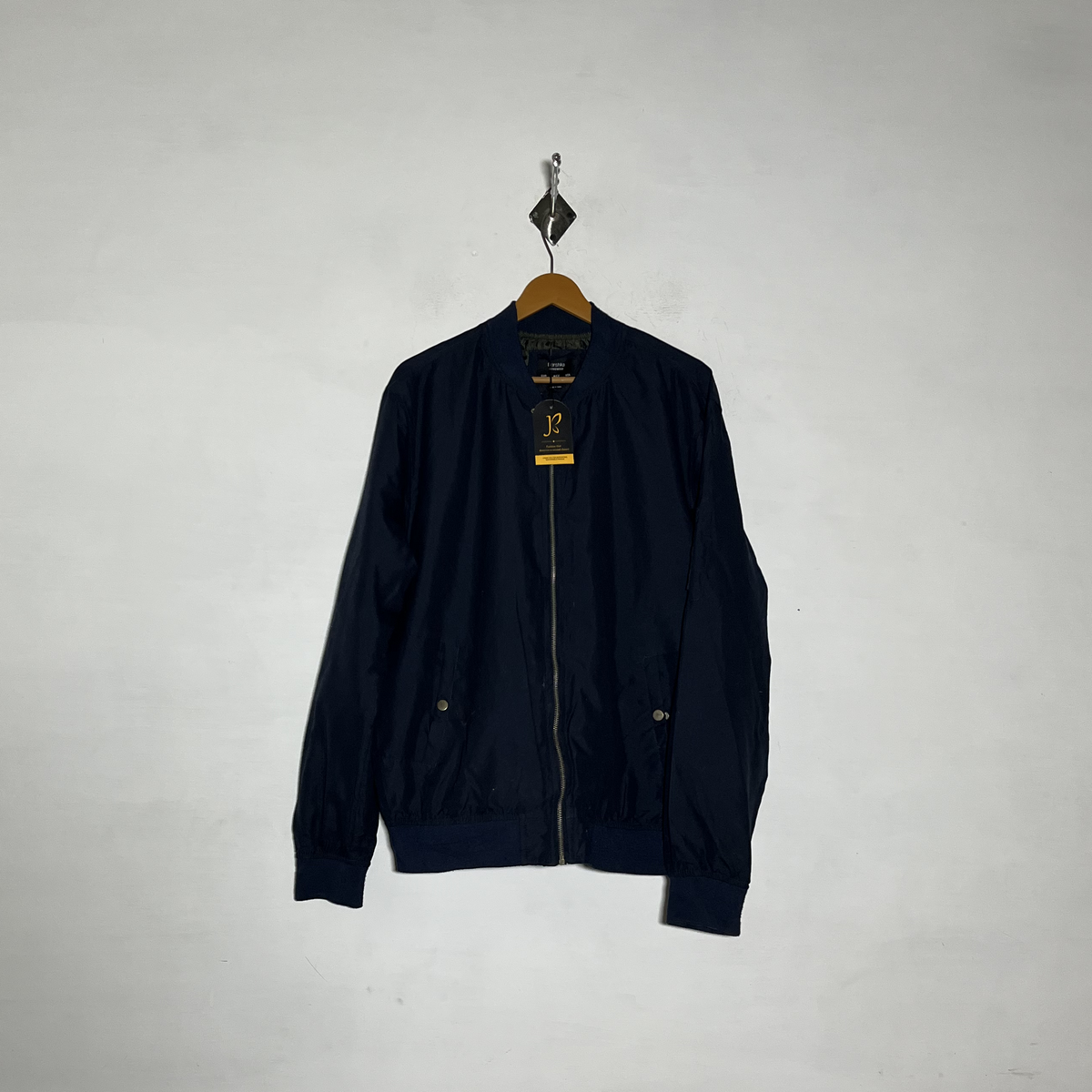 Bershka Dark Blue Jacket Preloved Winter Clothing #3547