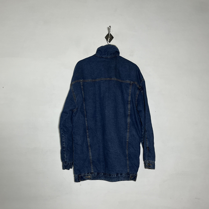1975 Original Denim Blue Jacket Preloved Winter Clothing #3551