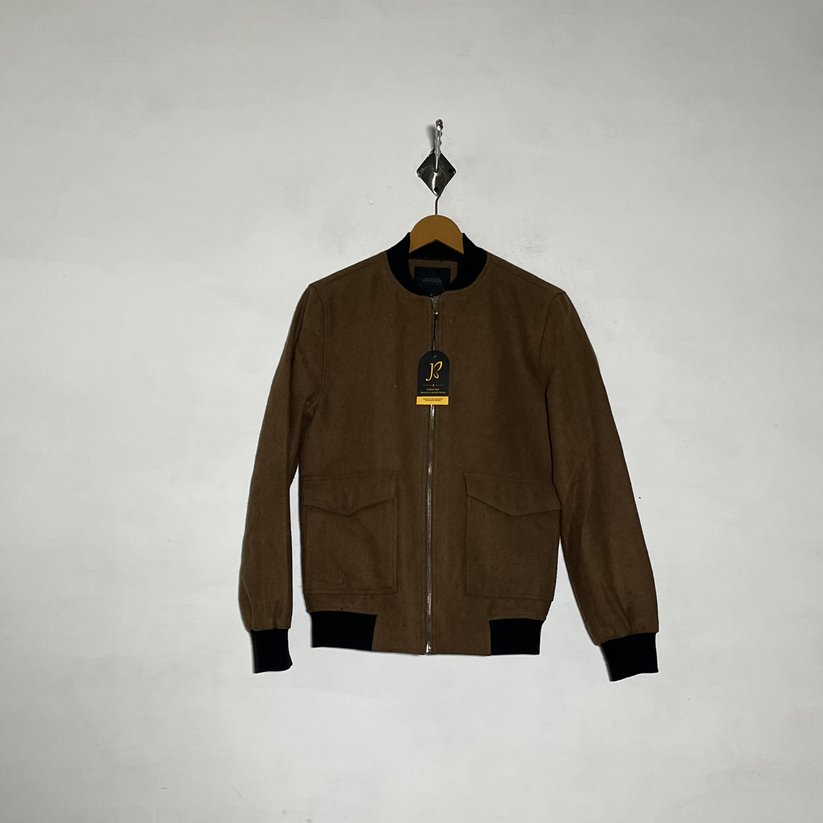 Burton Men's Wear Dark Camel Jacket Preloved Winter #3543