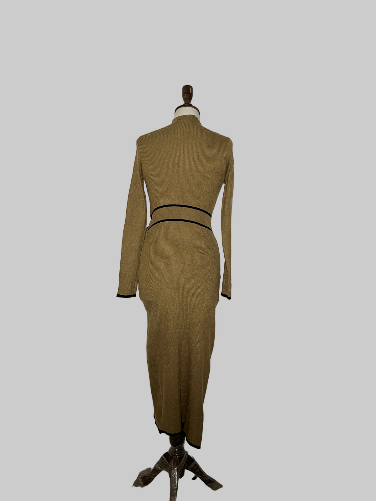 Shein Bodycon Dark Camel Winter Preloved Clothing #3617