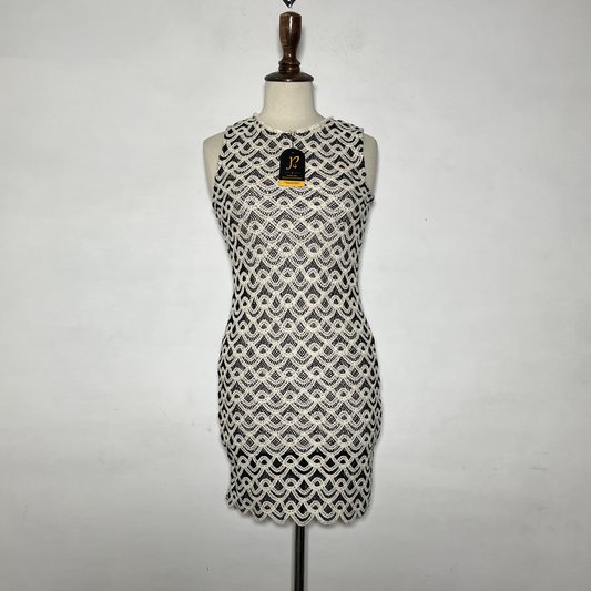 Primark Bodycon White and Black Winter Preloved Clothing #3620