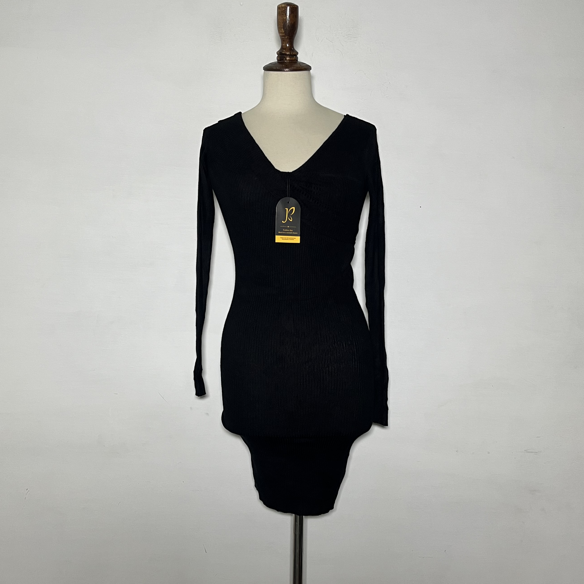 Black Bodycon Winter Preloved Clothing #3618