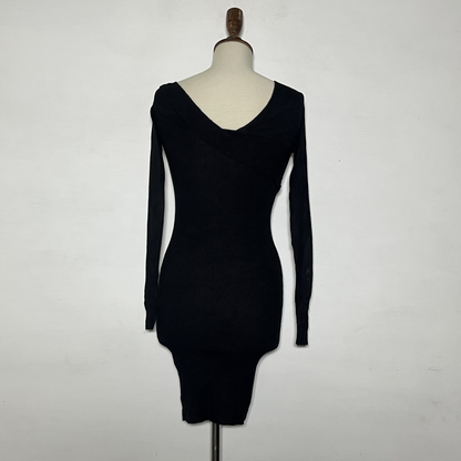 Black Bodycon Winter Preloved Clothing #3618