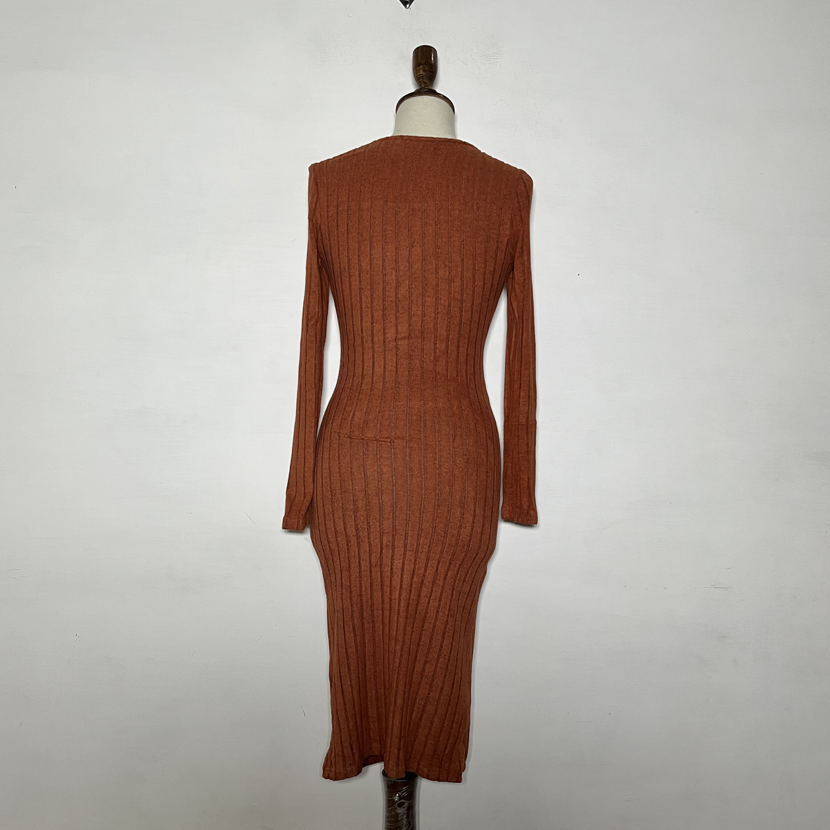 Shein Bodycon Dark Orange Winter Preloved Clothing #3626