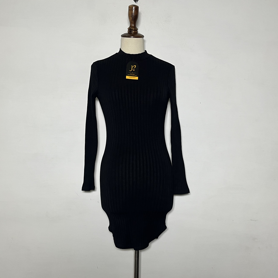 Forever Bodycon Black Winter Preloved Clothing #3628