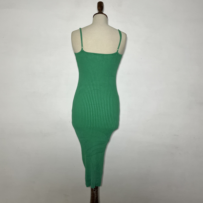 H&M Bodycon Green Winter Preloved Clothing #3629