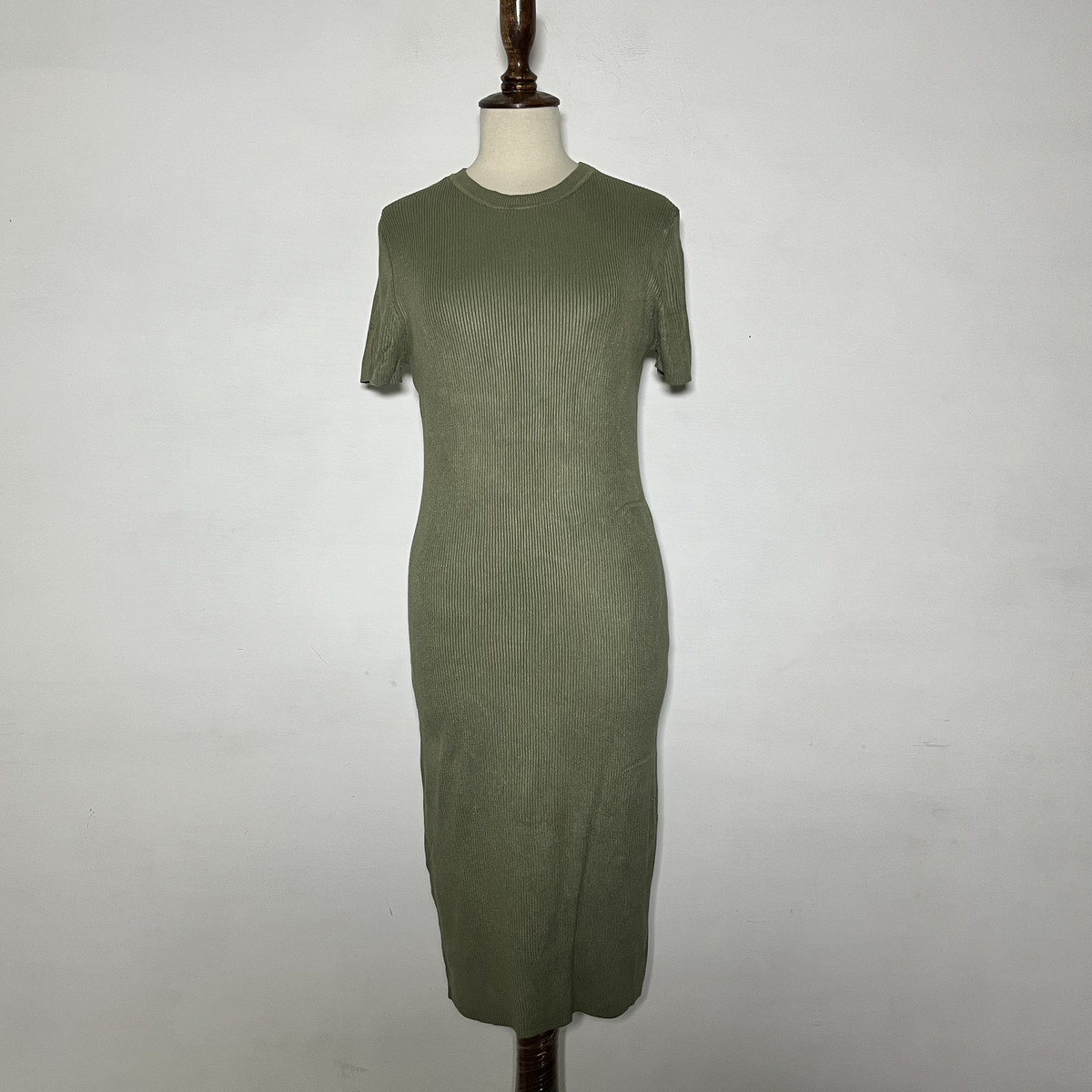 Primark Bodycon Army Green Winter Preloved Clothing #3631