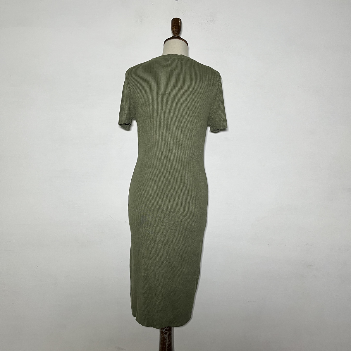 Primark Bodycon Army Green Winter Preloved Clothing #3631