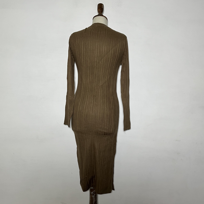 George Bodycon Brown Winter Preloved Clothing #3633