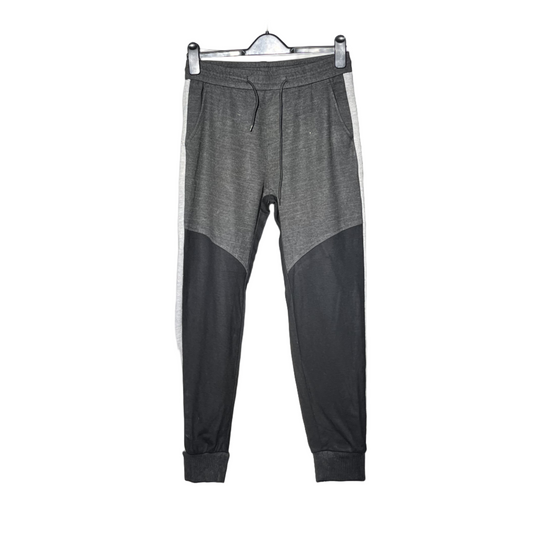 Gray and black Men Jogging Trouser #1385