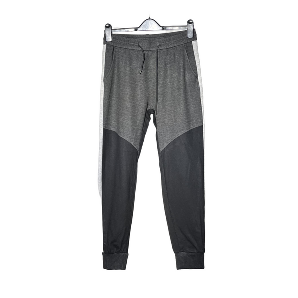Gray and black Men Jogging Trouser #1385