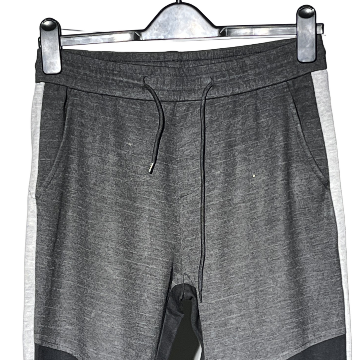 Gray and black Men Jogging Trouser #1385