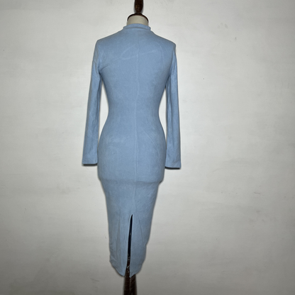Shein Bodycon Sky Blue Preloved Clothing #3610