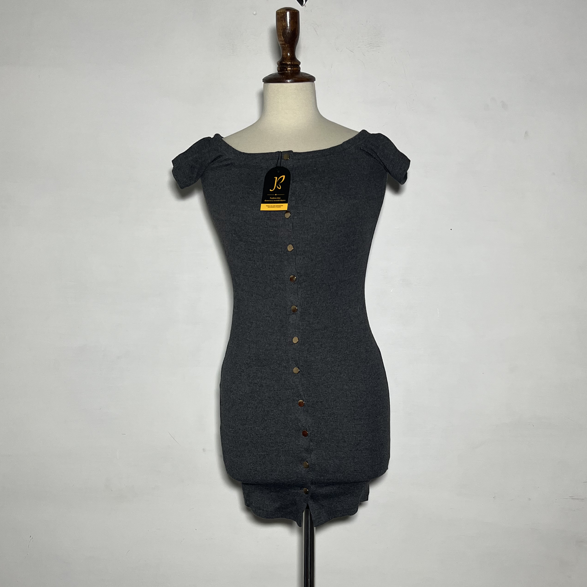 M Bodycon Dark Gray Preloved Clothing #3611