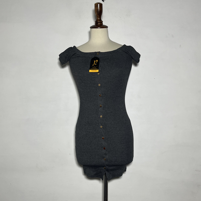 M Bodycon Dark Gray Preloved Clothing #3611