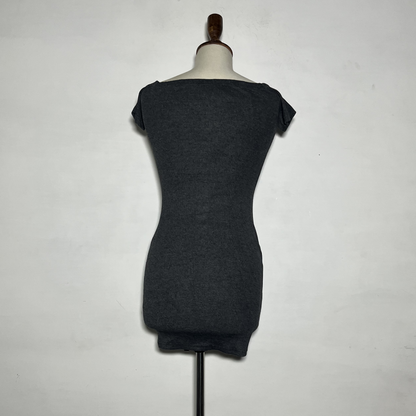 M Bodycon Dark Gray Preloved Clothing #3611