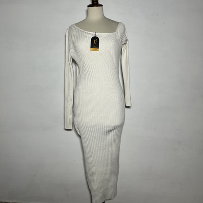 H&M Bodycon White Preloved Clothing #3613