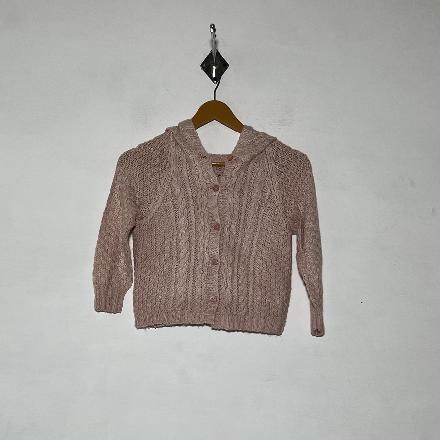 Baby Pink Kids Hood Preloved Clothing #3694