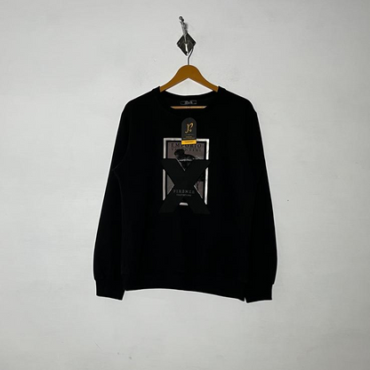 Emporio Velentini Men's Sweatshirt Black Preloved #3508