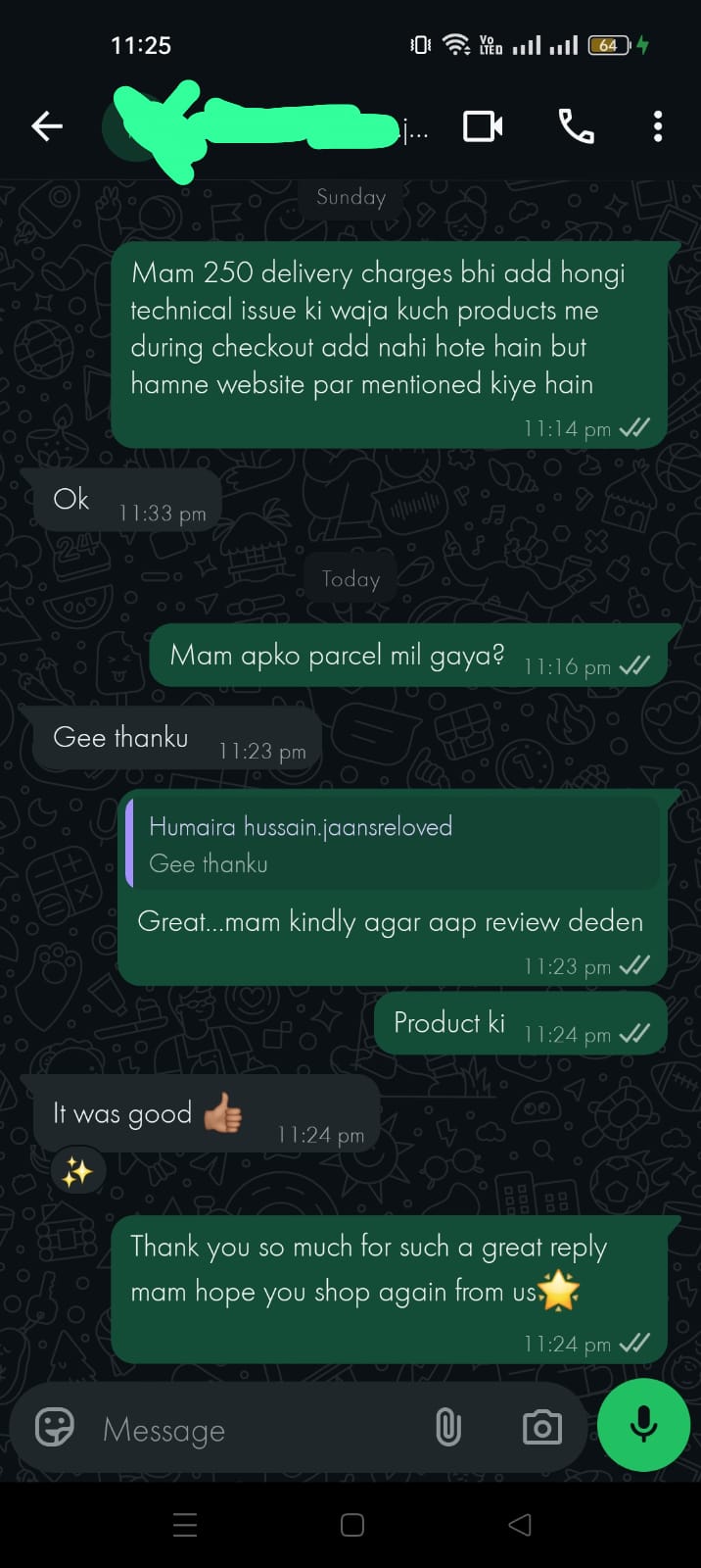 Customer Review