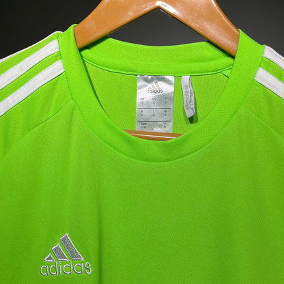 Adidas Performance Sports T-Shirt – Neon Green & White #045