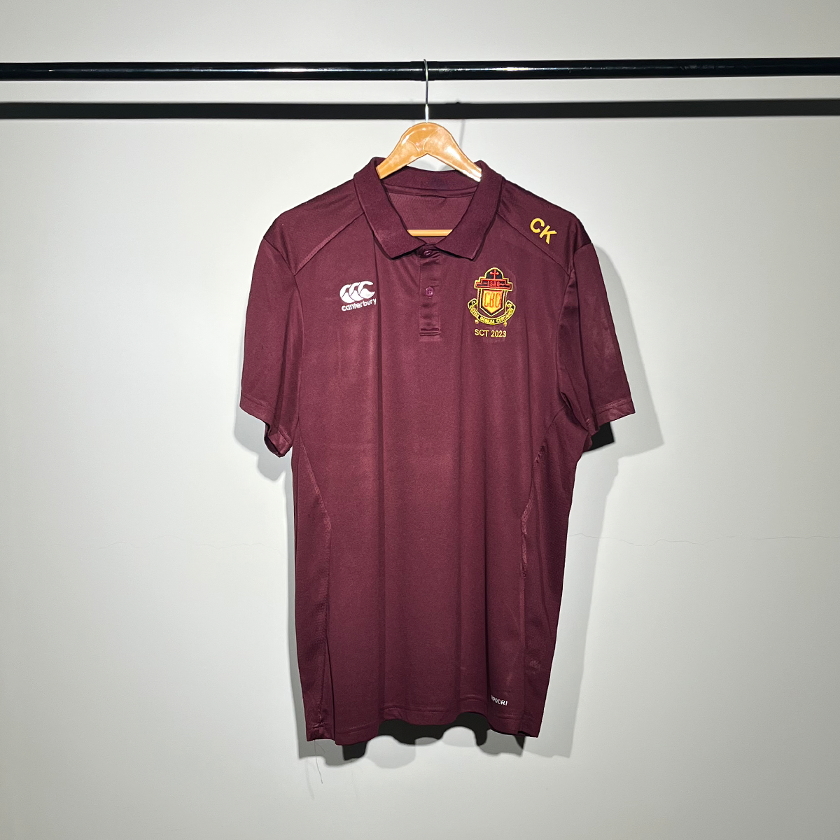 Canterbury CK SCT 2023 Polo Shirt – Maroon Edition #042