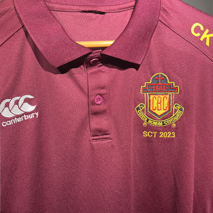 Canterbury CK SCT 2023 Polo Shirt – Maroon Edition #042