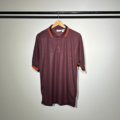 Sainsbury’s Tu Burgundy Polo Shirt – Classic Fit #048