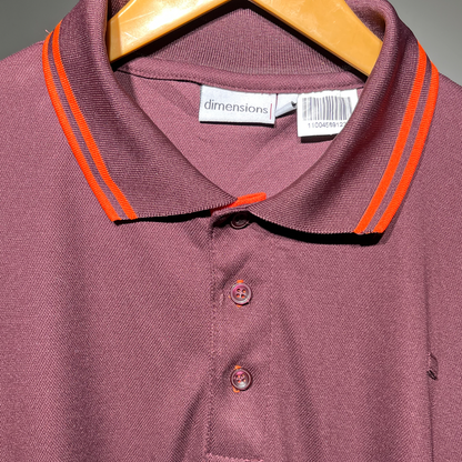 Sainsbury’s Tu Burgundy Polo Shirt – Classic Fit #048