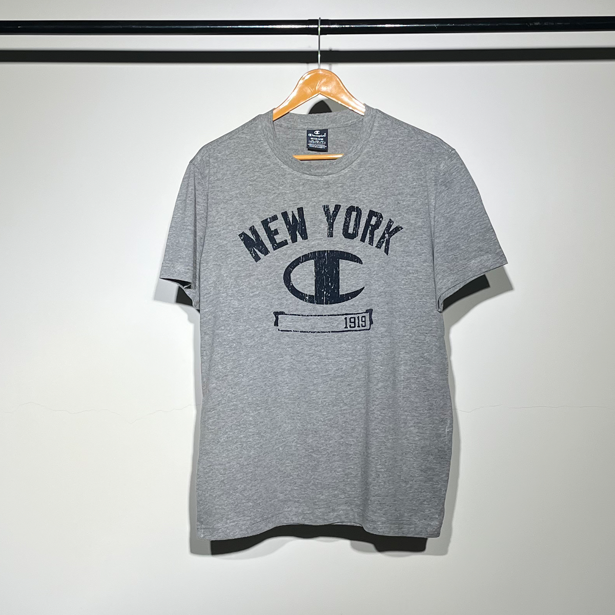 Champion New York 1919 Graphic T-Shirt – Grey #062