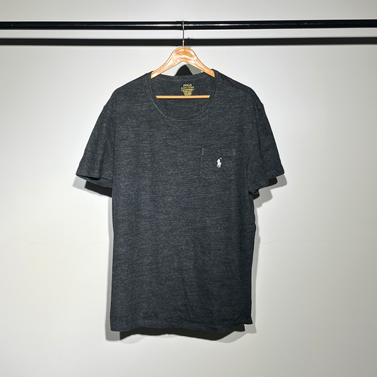 Polo Ralph Lauren Charcoal Grey Pocket T-Shirt – Classic & Comfortable #077