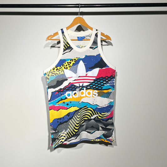 Adidas Originals Multicolor Graphic Tank Top #064