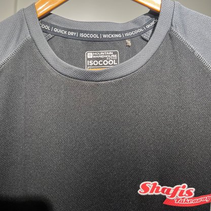 Isocool Dry Fit T-Shirt – Black & Grey #037