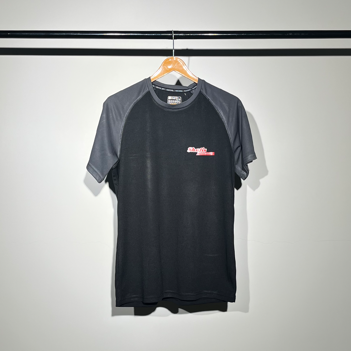 Isocool Dry Fit T-Shirt – Black & Grey #037