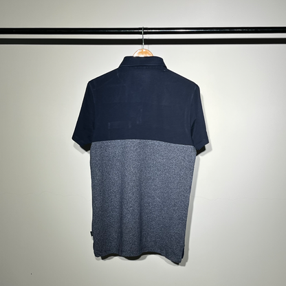 Lee Two-Tone Classic Polo Shirt – Navy & Grey #053