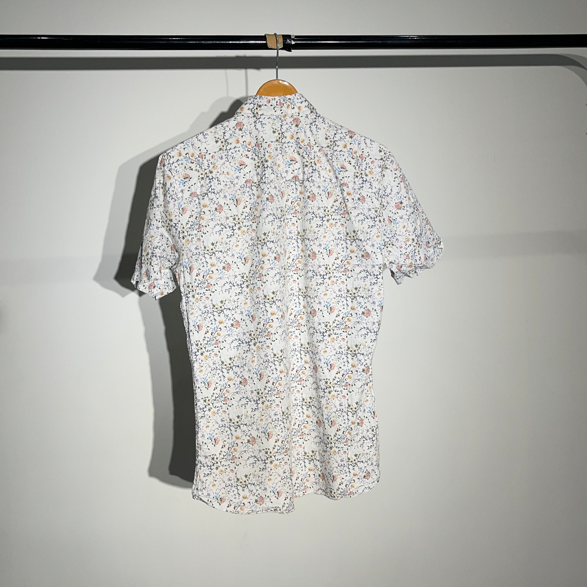 Topman Floral Print Short-Sleeve Shirt #030