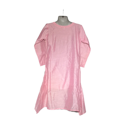 Elegant Pink Embroidered Kurti with Sequin Detailing #138