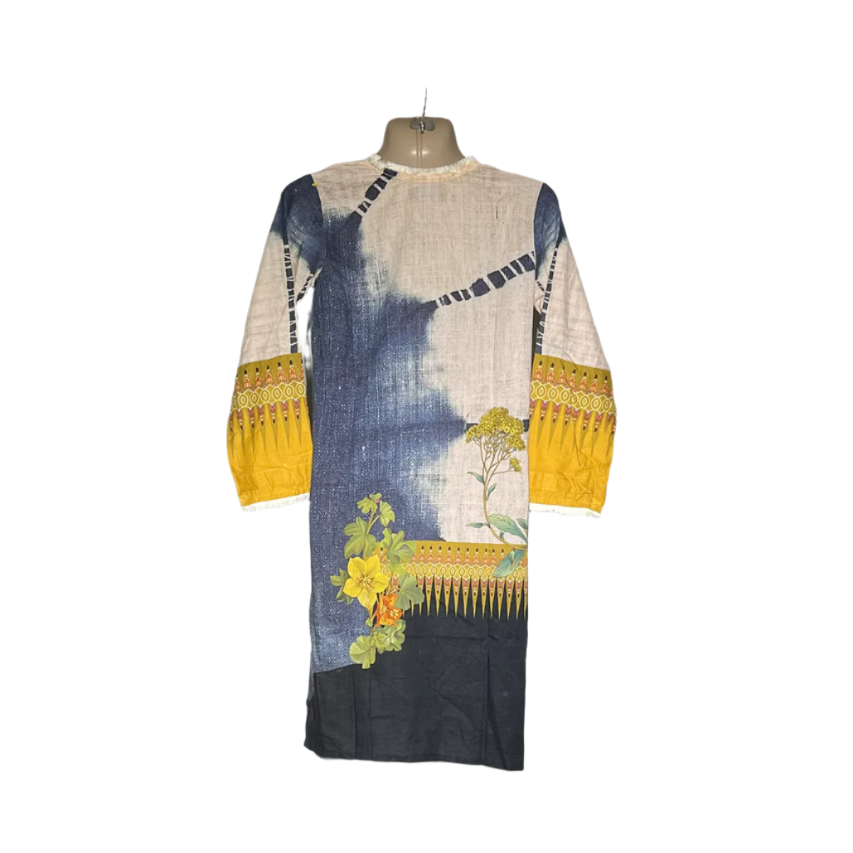 Sana Abstract Printed Lawn Kurta #122