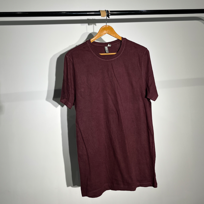 ASOS Plain Maroon Casual T-Shirt #007