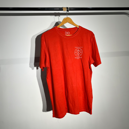 CrossHatch Red Graphic Print T-Shirt #003