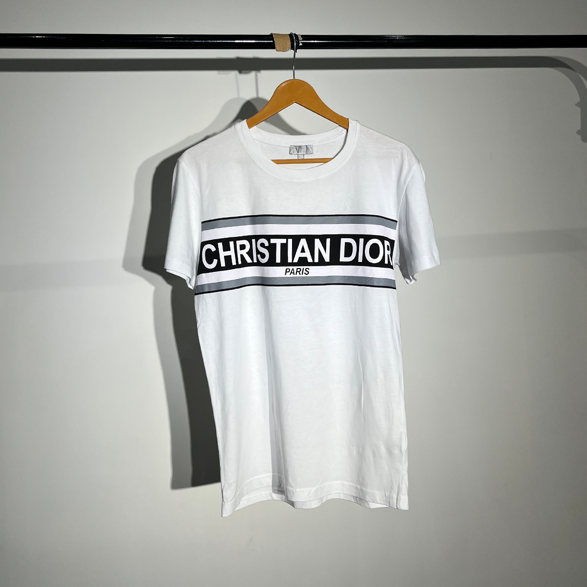 Christian Dior Paris Logo T-Shirt - White #015