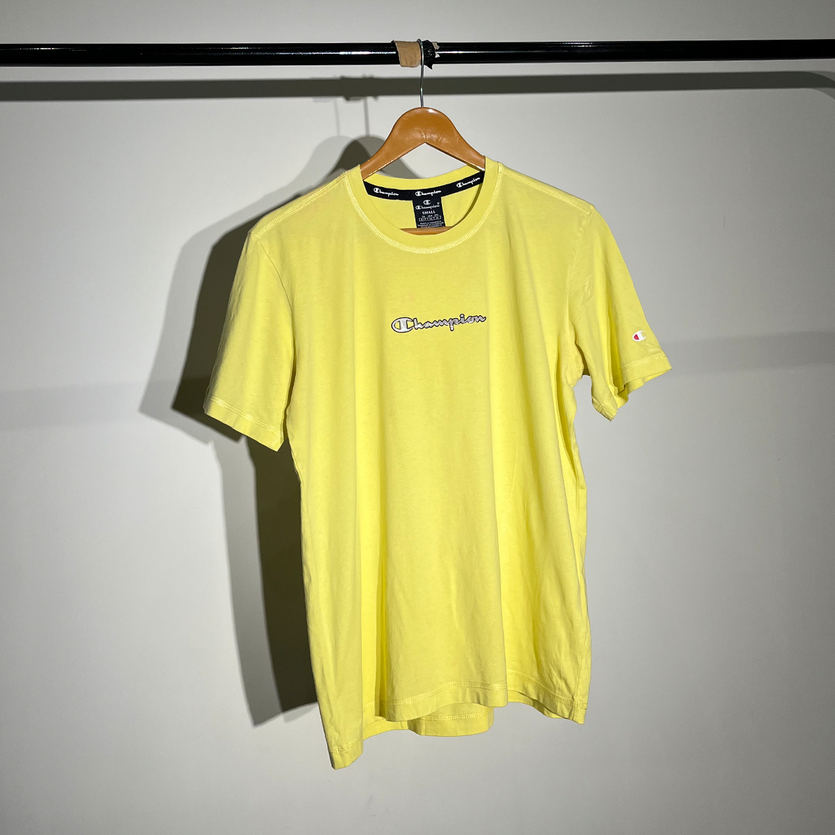 Champion Yellow Logo T-Shirt #014