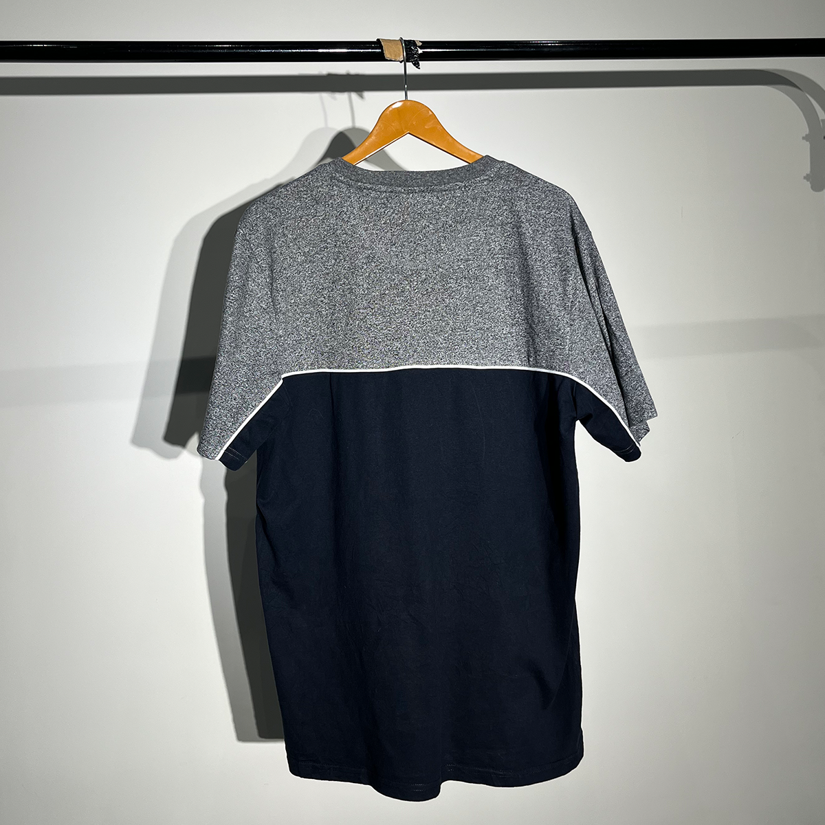 Diesel Two-Tone Casual T-Shirt - Grey & Navy #011