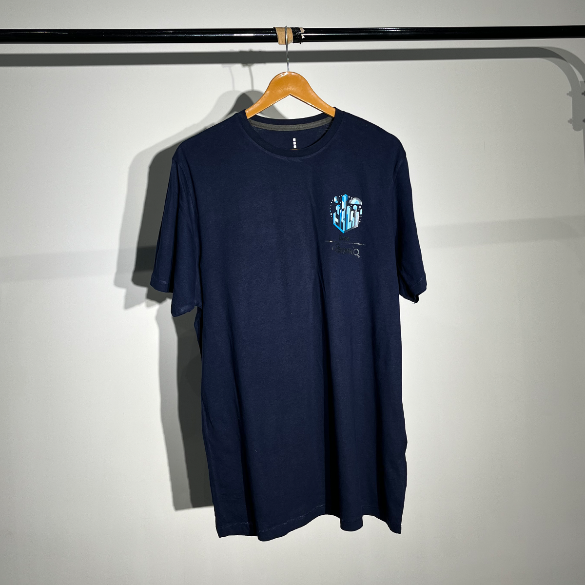 Elevate Navy Graphic Logo T-Shirt #013