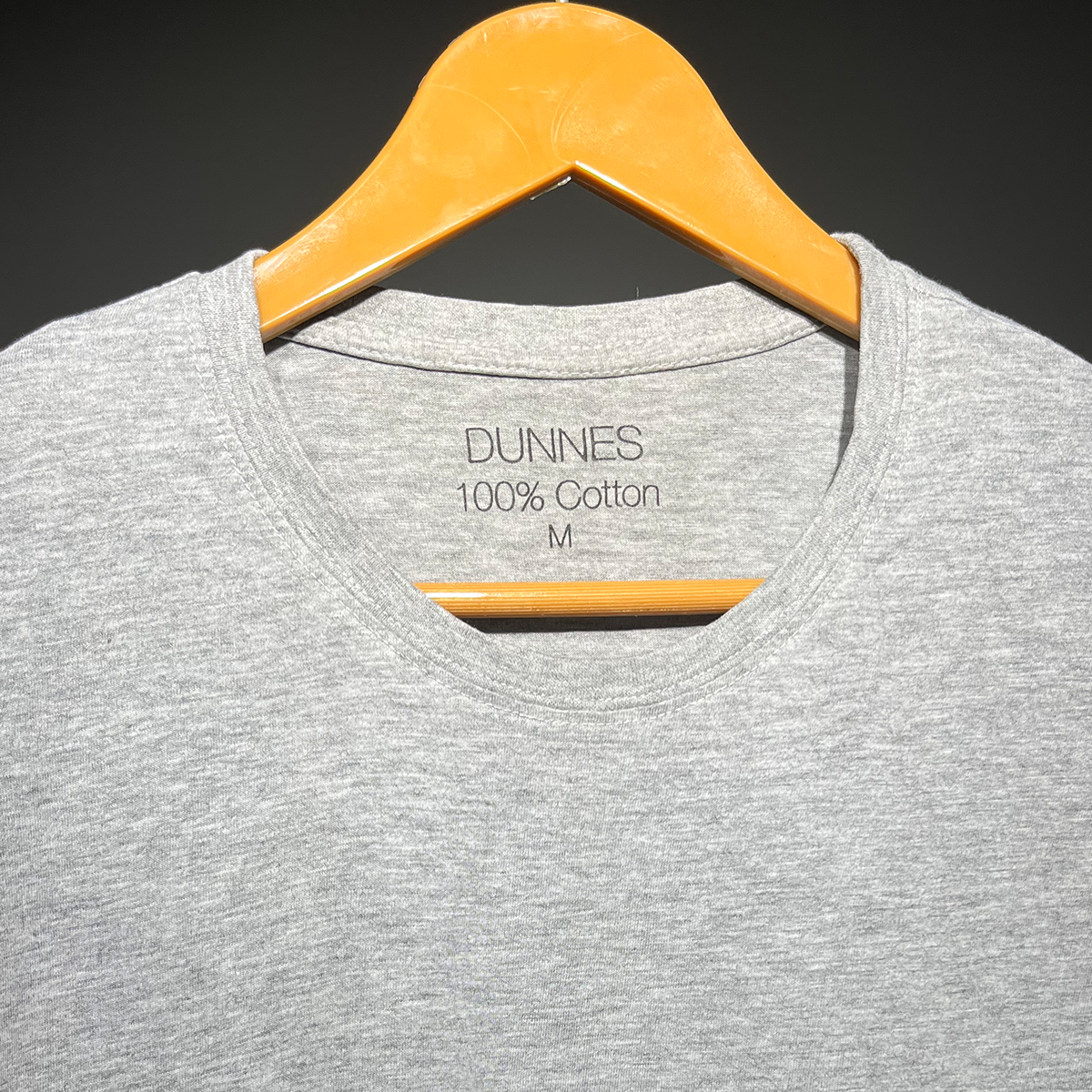 Dunnes Crew Neck T-Shirt – Light Grey Essential #060